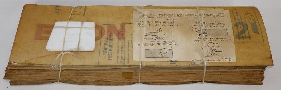 Large Group of Exxon Disel 2 Gas Pump Decals With Original Instructions (1 of 5)