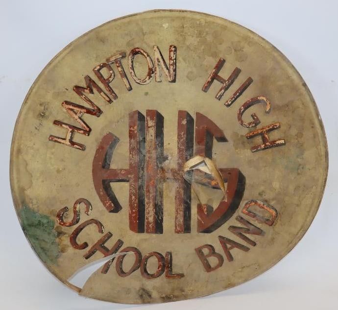 Hampton High School Marching Band Drum Cover: Measures 30x30