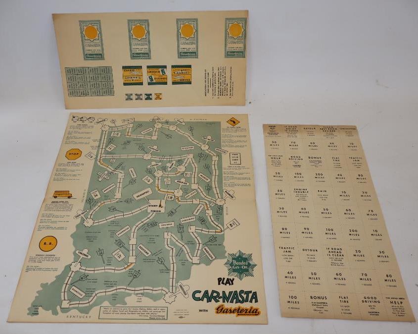 Un used Gaseteria Bonded Oil Gas Station Travel Game: 11x20