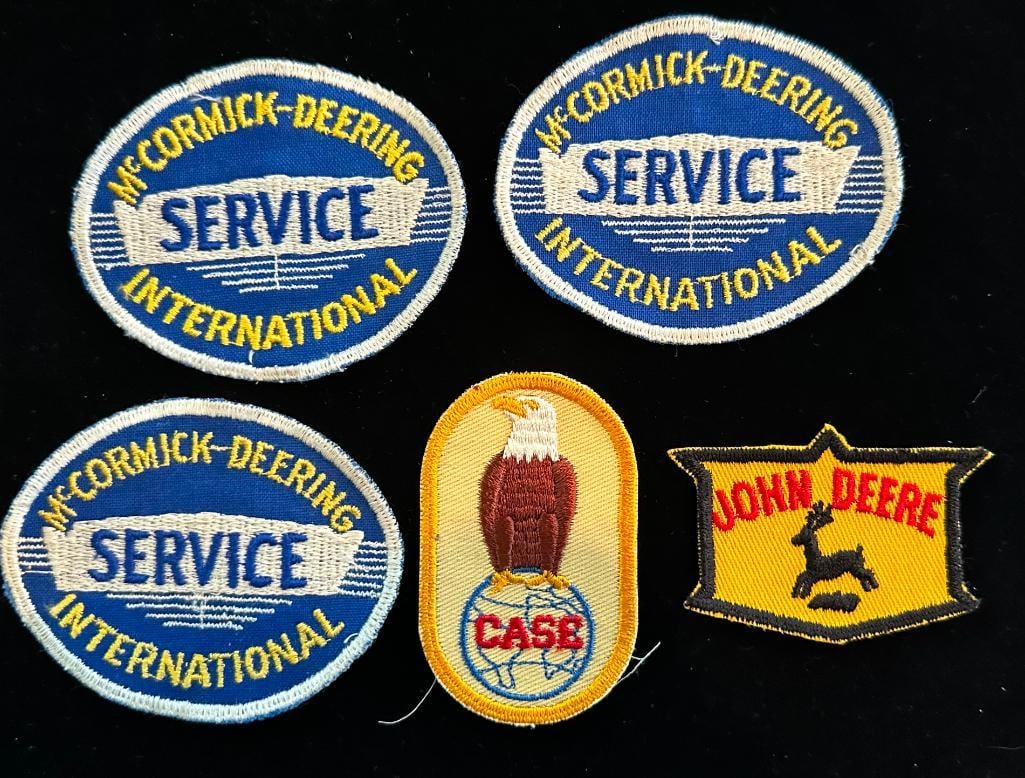 McCormick-Deering, Case and John Deere Logo Patches (1 of 2)