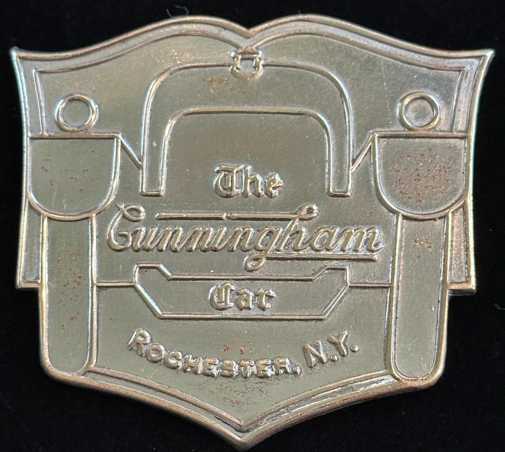 c1917 - 1929 Cunningham Radiator Emblem (1 of 2)