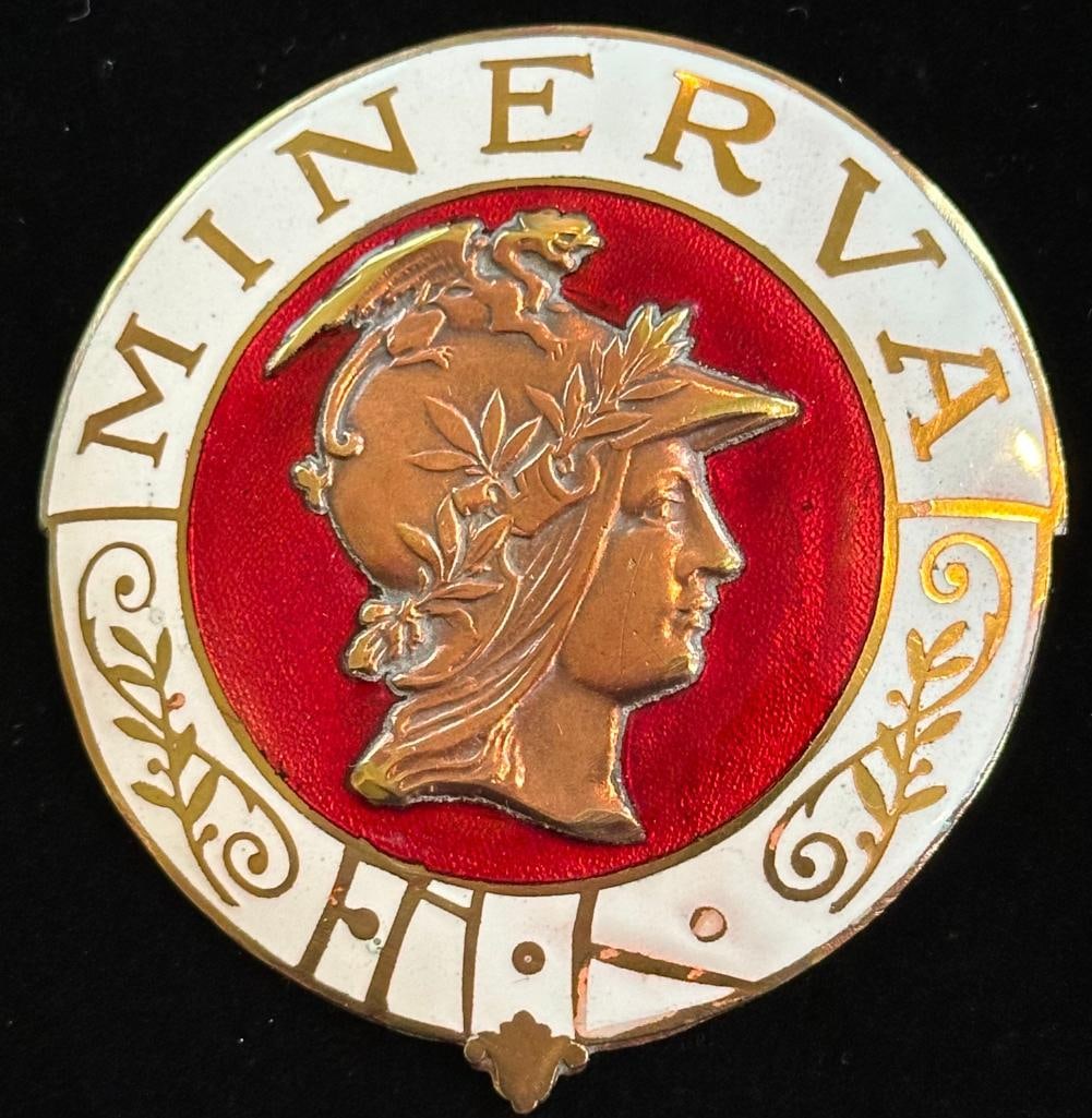 1919 - 1929 Minerva Radiator Emblem (1 of 2)