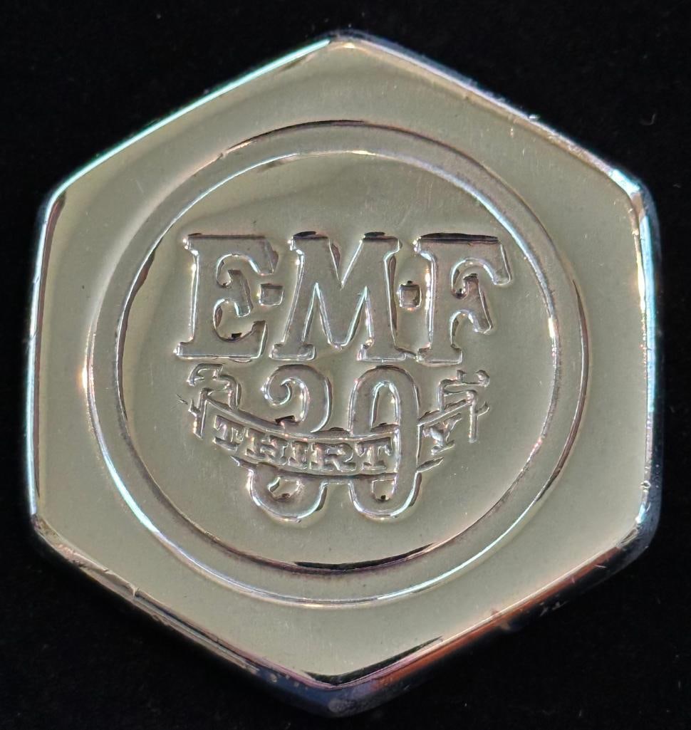 1910 - 1912 EMF Wheel Hub Emblem (1 of 2)