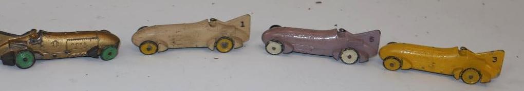 Group of 4 Tootsie Toy Salt Flat Race Cars (1 of 5)