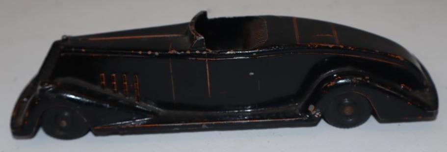 Metal Masters Streamlined Convertible Toy Car: 7" x 2" x 1.25"