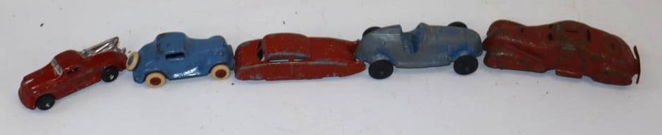 Group of 5 Tootsie Toy and Midgetoy Cars and Trucks (1 of 4)