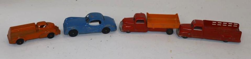 Group of 4 Tootsie Toy and Manoil Toy Cars and Trucks (1 of 4)