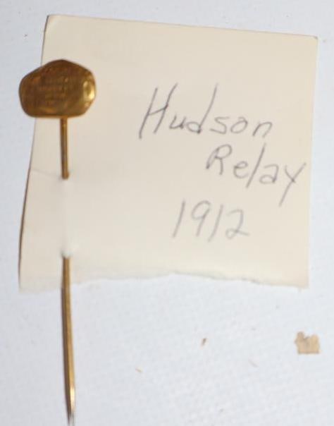 1912 Hudson Relay Advertising Stick Pin: .5" x 2.5"