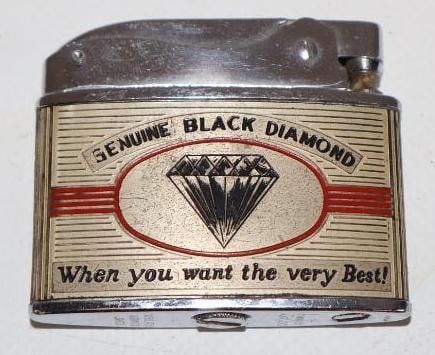 Genuine Black Diamond Advertising Hamilton Refillable Lighter (1 of 2)