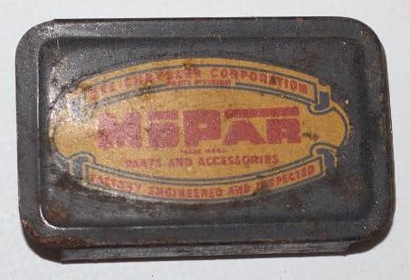 Mopar Parts and Accessories Fuse Tin: 2.25" x 1.5" x .25"