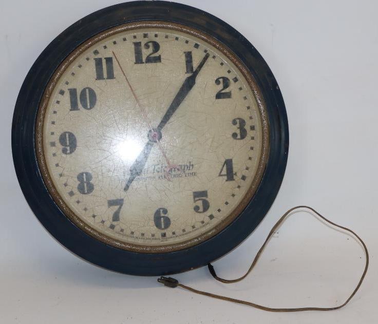 Postal Telegraph Advertising Hammond Clock (1 of 4)