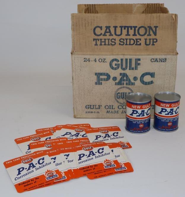 NOS Case of Gulf PAC 4oz Oil Cans (1 of 5)