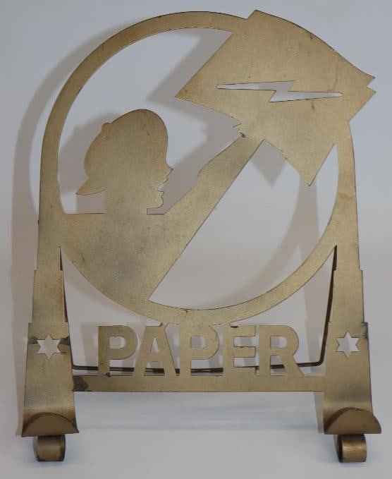 1930's Art Deco Newspaper Holder (1 of 4)