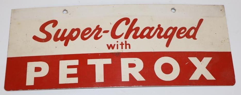 Texaco Super Charged with Petrox Single Sided Sign (1 of 2)