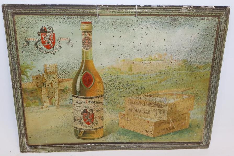 Armacnac Grande Reserve Self Framed Tin Sign: 12.25" x 12.5"