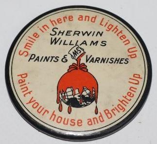 Sherwin Williams Paints Advertising Pocket Mirror (1 of 2)
