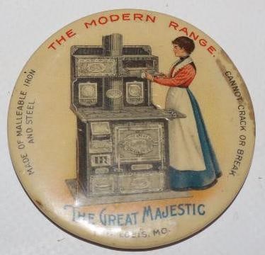Great Majestic Range St Louis Advertising Pocket Mirror (1 of 2)