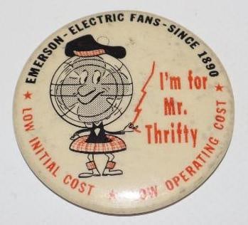 Emerson Electric Fans Advertising Pocket Mirror (1 of 2)