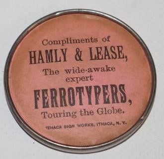 Ferro Typers Touring the Globe Advertising Pocket Mirror: 1.75" x 1.75"
