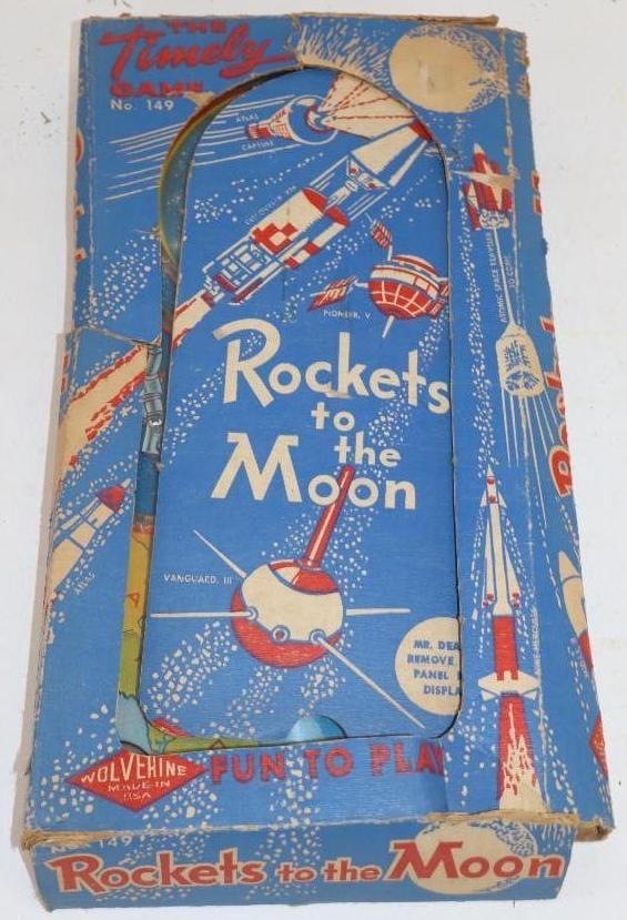 Wolverine Rockets To The Moon Pinball Game in Original Cardboard Box (1 of 7)