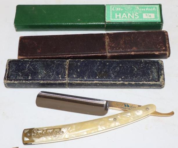 Group of 4 Straight Edge Razors (1 of 4)