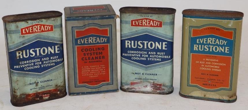 Group of 4 EverReady Rustone & Cooling System Cleaner Products (1 of 2)
