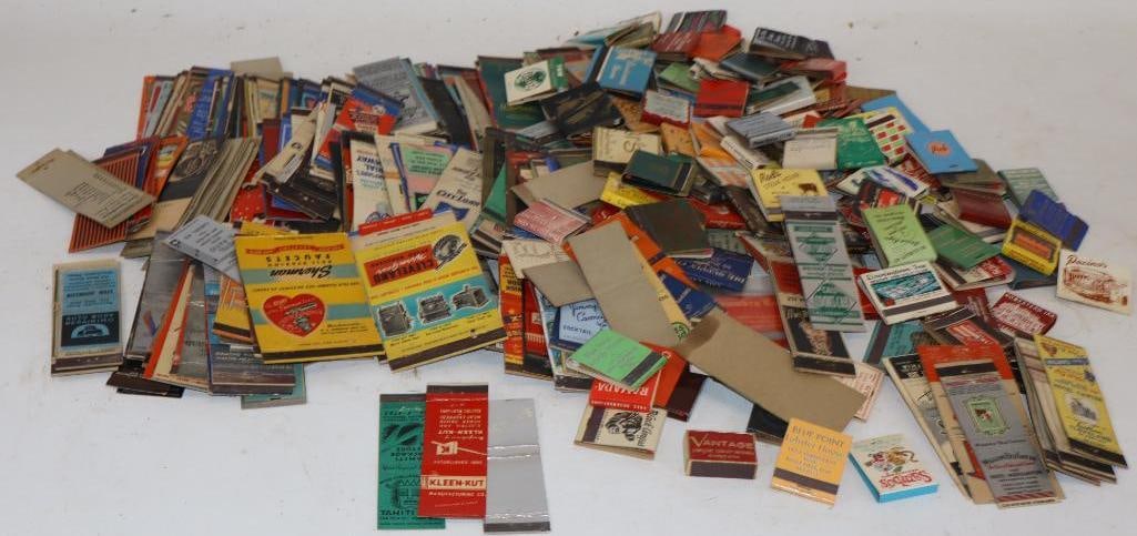Large Group of Advertising Matches & Match-Books: Group A: Average Size is 1.5" x 2 each