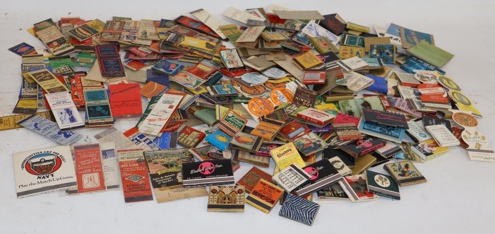 Large Group of Advertising Matches & Match-Books: Group B: Average Size is 1.5" x 2 each