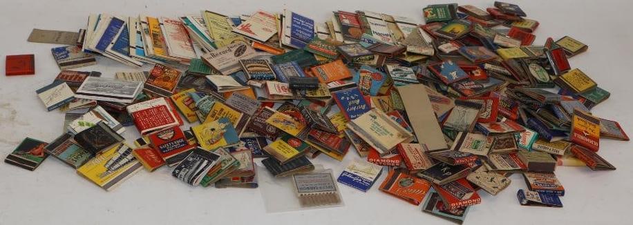 Large Group of Advertising Matches & Match-Books: Group D: Average Size is 1.5" x 2 each