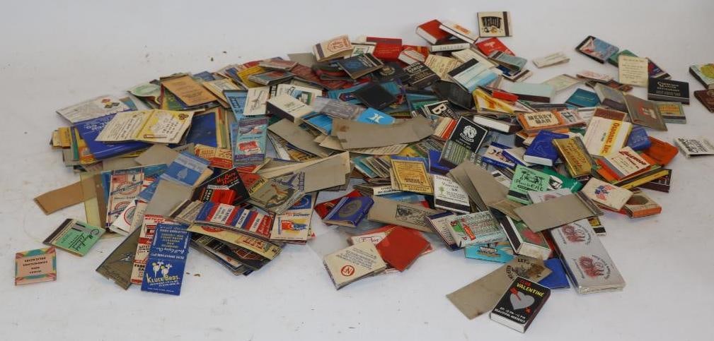 Large Group of Advertising Matches & Match-Books: Group F: Average Size is 1.5" x 2 each