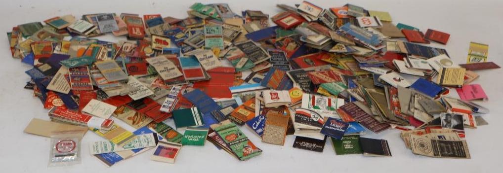 Large Group of Advertising Matches & Match-Books: Group H: Average Size is 1.5" x 2 each