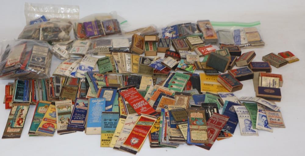 Large Group of Advertising Matches & Match-Books: Group K: Average Size is 1.5" x 2 each