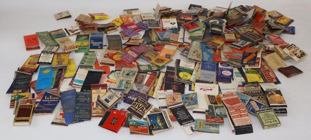 Large Group of Advertising Matches & Match-Books: Group O: Average Size is 1.5" x 2 each
