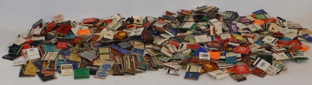 Large Group of Advertising Matches & Match-Books: Group Q: Average Size is 1.5" x 2 each