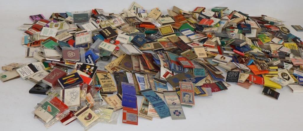 Large Group of Advertising Matches & Match-Books: Group R: Average Size is 1.5" x 2 each