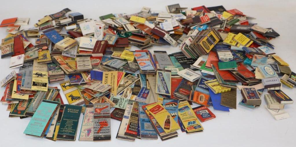 Large Group of Advertising Matches & Match-Books: Group S: Average Size is 1.5" x 2 each