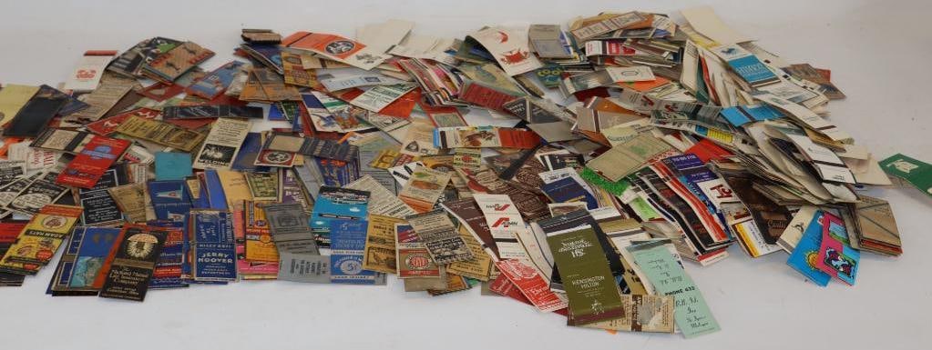 Large Group of Advertising Matches & Match-Books: Group Y: Average Size is 1.5" x 2 each