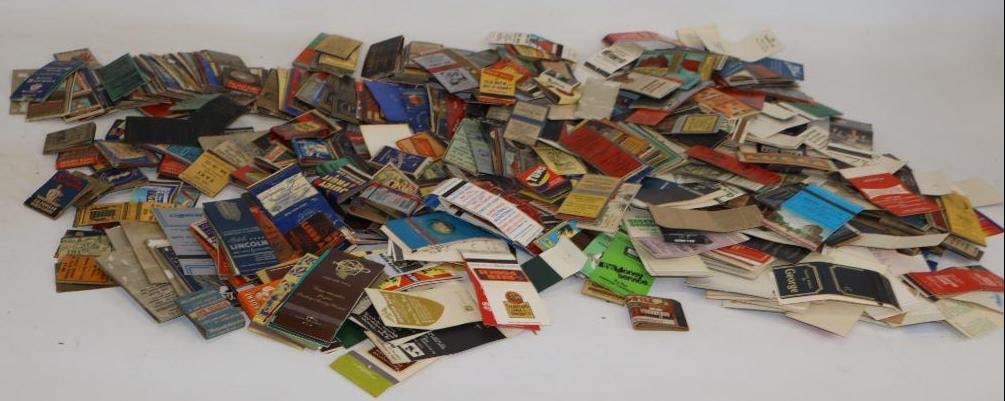 Large Group of Advertising Matches & Match-Books: Group Z: Average Size is 1.5" x 2 each