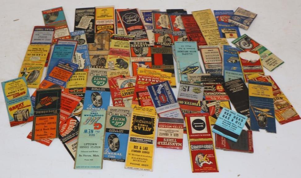 Large Group of Auto Supply and Accessory  Advertising Match Books (1 of 9)