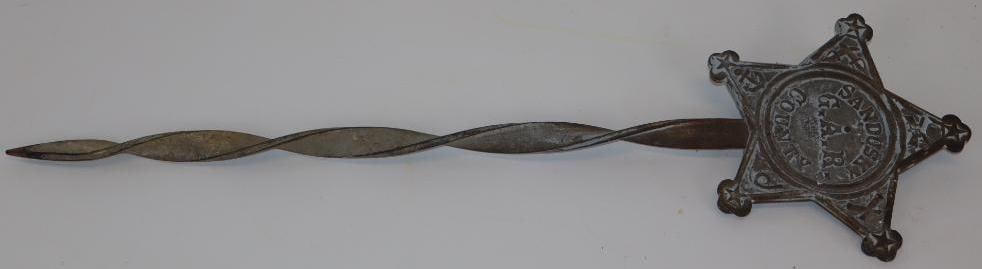 Sandusky County G.A.R. Civil War Veteran Gravestone Marker (1 of 5)