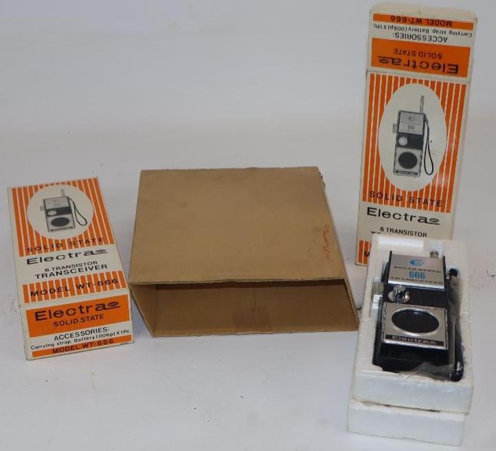 Electra Six Transistor Transceiver Radios with Original Box (1 of 4)