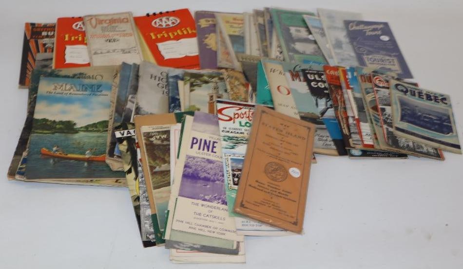 Large Group of Vintage Points of Interest and Destination Guide Books and Pamphlets (1 of 9)