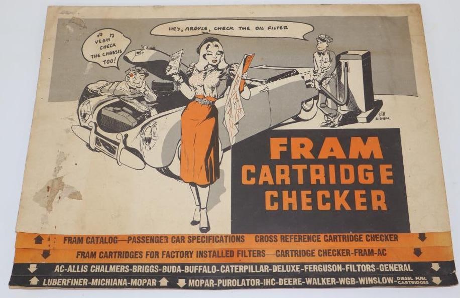1953 Fram Filter Cartridge Graphic Product Chart (1 of 4)