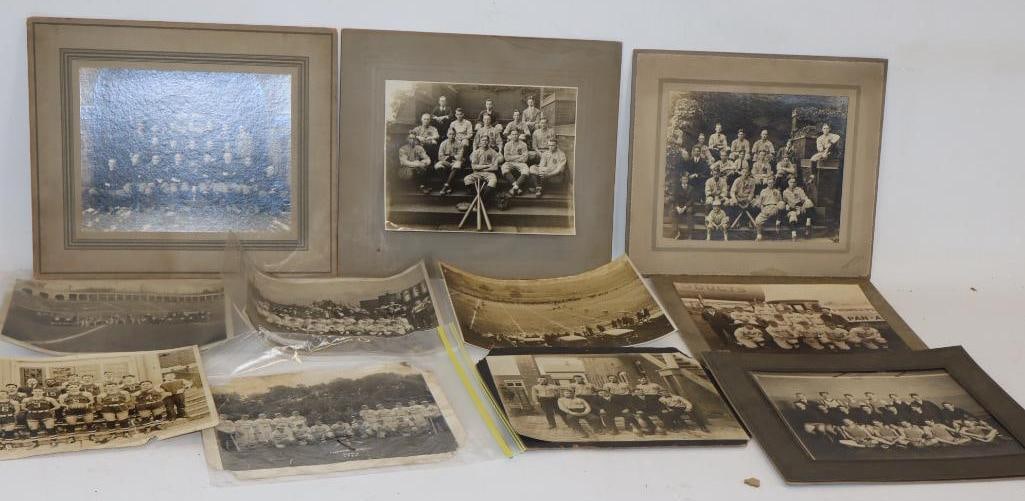 Group of 9 Black and White Sports Related Photos (1 of 8)