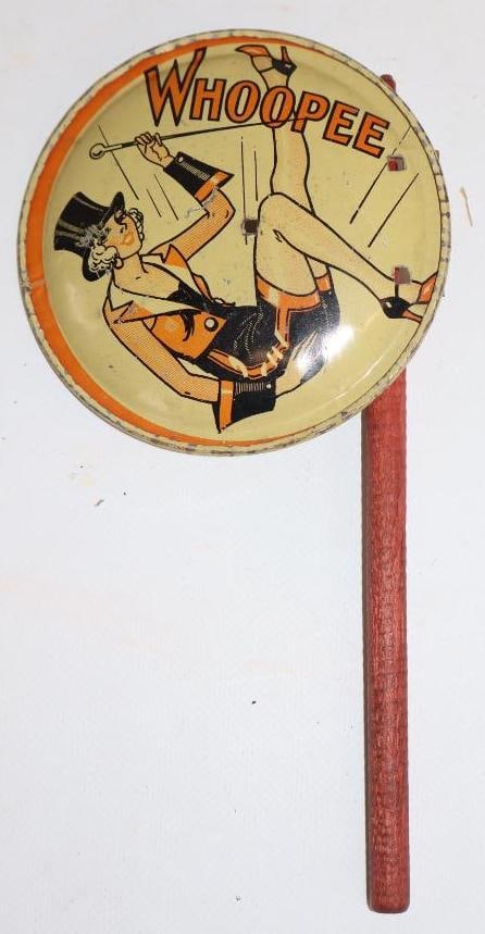 Whoopee Tin Litho Toy Noise Maker (1 of 2)