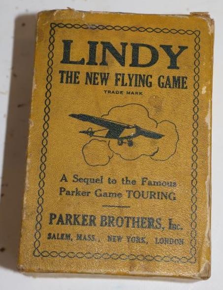 Parker Bros Lindy Flying Game in Original Box: 2.75" x 4" x 2"