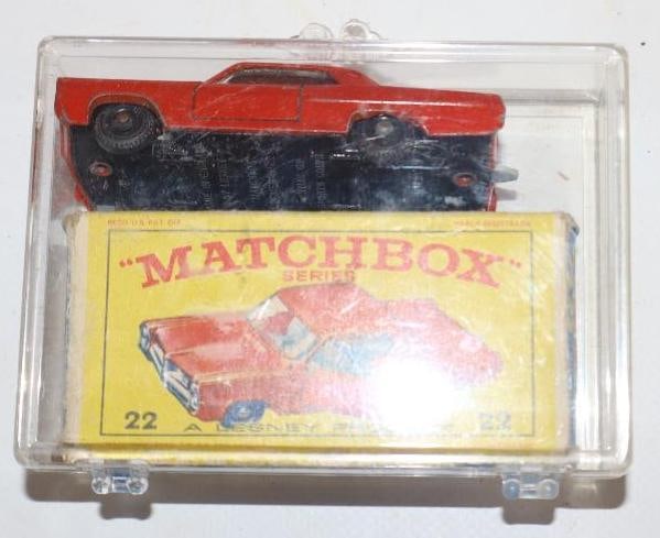 Matchbox Pontiac Coupe Car #24 in Original Box: 3" x 1.5" x 1"