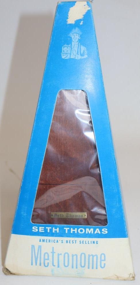 Seth Thomas Metronome in Original Box: 5" x 5" x 9.5"