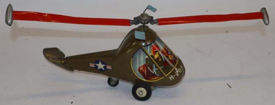 Hiller Hornet US Army Helicopter Friction Toy (1 of 3)