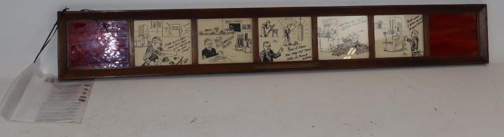 Nordyke and Marmon Car Co Framed Comic Strip Artwork (1 of 7)